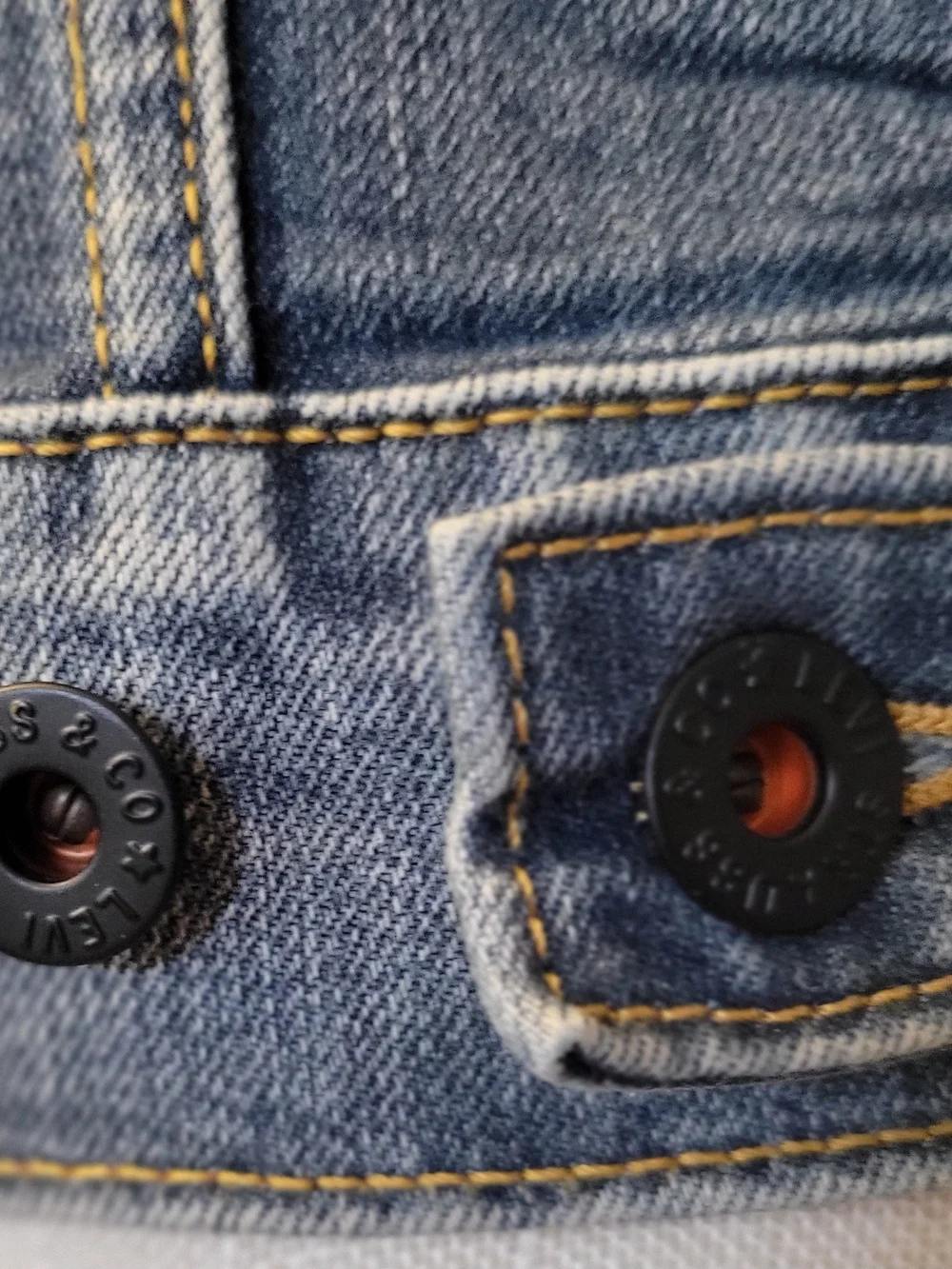 Levi's Premium Redline Selvedge Trucker Jacket - 2015 Phalarope Special Edition - Picture 8 of 13